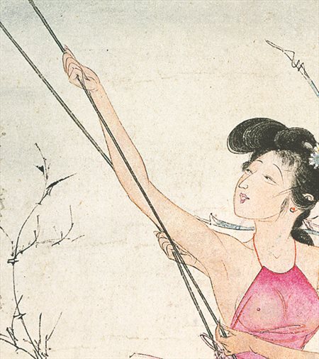 索县-胡也佛的仕女画和最知名的金瓶梅秘戏图